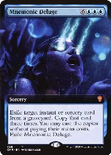 Mnemonic Deluge (Extended Art) (638) — card price