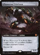 Phyrexian Triniform (Extended Art) (697) — card price