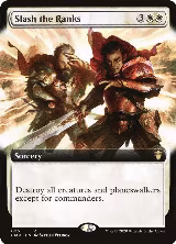 Slash the Ranks (Extended Art) (625) — card price