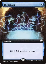 Preordain (Extended Art) (640) — card price