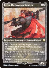 Livio, Oathsworn Sentinel (Foil Etched) (551) — card price