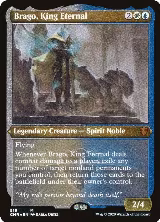 Brago, King Eternal (Foil Etched) (516) — card price