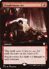 Blasphemous Act (Extended Art) (661) — card price