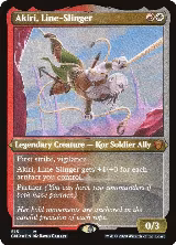 Akiri, Line-Slinger (Foil Etched) (515) — card price