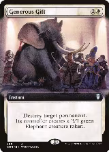 Generous Gift (Extended Art) (620) — card price