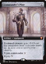 Commander's Plate (Extended Art) (692), Commander Legends — Magic card price