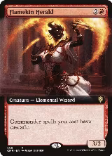 Flamekin Herald (Extended Art) (665) — card price