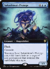 Sakashima's Protege (Extended Art) (641) — card price