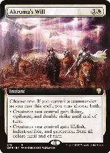 Akroma's Will (Extended Art) (615), Commander Legends — Magic card price