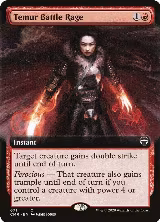 Temur Battle Rage (Extended Art) (671) — card price