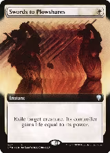 Swords to Plowshares (Extended Art) (627) — card price