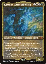 Karador, Ghost Chieftain (Foil Etched) (521) — card price