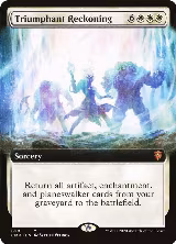 Triumphant Reckoning (Extended Art) (628) — card price