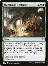 Monstrous Onslaught (244) — card price
