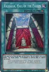 Valhalla, Hall of the Fallen (Secret) (SBCB-EN141), Speed Duel: Battle City Box — Yu-Gi-Oh! card price