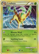 Leafeon - 17/90 (Prerelease) [Staff] (17/90) — card price