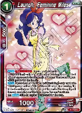 Launch, Feminine Wiles (Unison Warrior Series Tournament Pack Vol.3) (P-274), Tournament Promotion Cards — DB Super card price