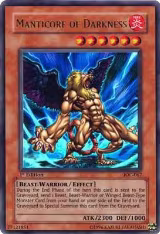Manticore of Darkness (IOC-067), Invasion of Chaos — Yu-Gi-Oh! card price
