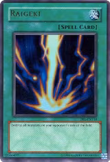 Raigeki (DB1-EN114) — card price