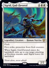 Sigrid, God-Favored (29), Prerelease Cards — Magic card price