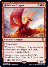 Goldspan Dragon (139), Prerelease Cards — Magic card price