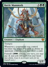 Battle Mammoth (160), Prerelease Cards — Magic card price