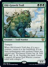 Old-Growth Troll (185), Prerelease Cards — Magic card price