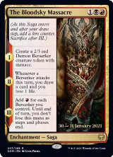The Bloodsky Massacre (207), Prerelease Cards — Magic card price