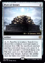 Pyre of Heroes (241), Prerelease Cards — Magic card price