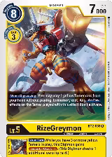 RizeGreymon (BT2-038 R) — card price