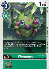 Wormmon (BT3-047 R), Release Special Booster 1.5 — Digimon card price