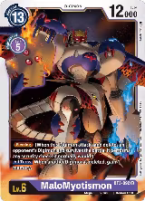MaloMyotismon (BT3-092 R), Release Special Booster 1.5 — Digimon card price