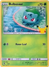 Bulbasaur - 1/25 (001/025), McDonald's 25th Anniversary Promos — Pokémon card price