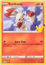 Scorbunny - 16/25 (016/025), McDonald's 25th Anniversary Promos — Pokémon card price