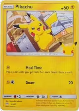 Pikachu - 25/25 (025/025) — card price