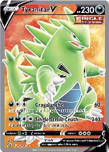 Tyranitar V (Full Art) (154/163) — card price