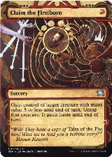 Claim the Firstborn (Foil Etched) (37) — card price