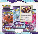 Chilling Reign 3 Pack Blister [Eevee], Chilling Reign — Pokémon card price