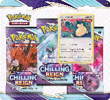 Chilling Reign 3 Pack Blister [Snorlax], Chilling Reign — Pokémon card price