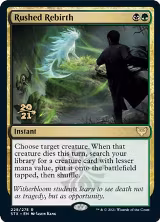 Rushed Rebirth (228), Prerelease Cards — Magic card price