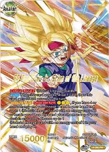 Son Goku Jr. // SS Son Goku Jr., Scion of the Lineage (Gold Stamped) (P-290) — card price