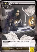 Will of Peace (1-032) — card price