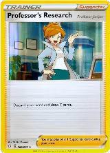 Professor's Research [Professor Juniper] - 060/072 (Line Holo) (060/072), Deck Exclusives — Pokémon card price