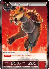 Sabretooth Tiger (1-063) — card price