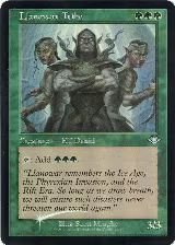 Llanowar Tribe (Retro Frame) (Foil Etched) (22) — card price
