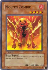 Molten Zombie (SD3-EN007) — card price
