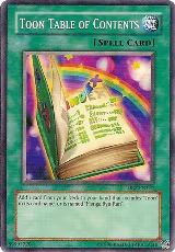 Toon Table of Contents (DB2-EN121) — card price