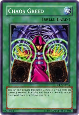 Chaos Greed (DR2-EN038) — card price