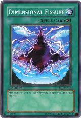 Dimensional Fissure (EOJ-EN047), Enemy of Justice — Yu-Gi-Oh! card price