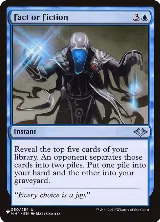 Fact or Fiction (MH1) (050/254), The List Reprints — Magic card price